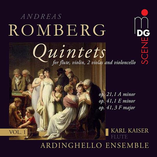 Flute Quartets Op. 21 1 & 41 - CD Audio di Andreas Jakob Romberg,Ardinghello Ensemble