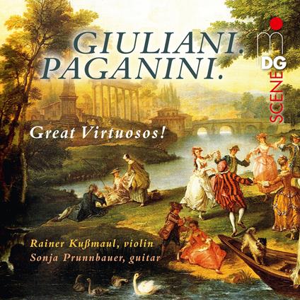 Great Virtuosos! (2 Cd) - CD Audio di Niccolò Paganini,Mauro Giuliani