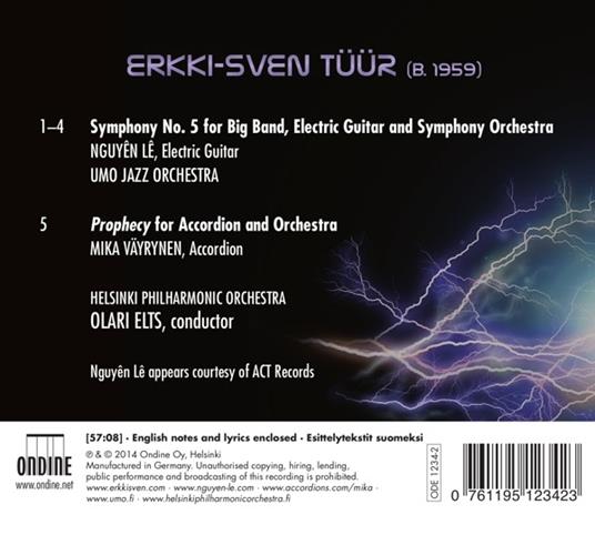 Opere Orchestrali - CD Audio di Erkki-Sven Tüür - 2