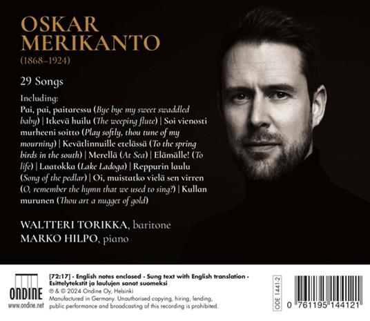 29 Songs - CD Audio di Oskar Merikanto - 2