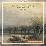 Trii per archi e pianoforte - CD Audio di Heinrich von Herzogenberg,Atos Trio