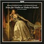 Trii - CD Audio di Johann Gottlieb Graun,Carl Heinrich Graun