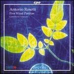 5 Partite per fiati - CD Audio di Antonio Rosetti