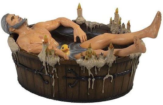 The Witcher 3 Wild Hunt Geralt in The Bath 18cm Resin Statue Figure - 2