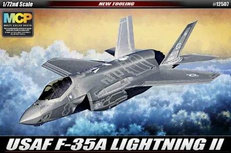 Usaf F-35A Lighning Ii Fighter Plastic Kit 1:72 Model Acd12507 - 3