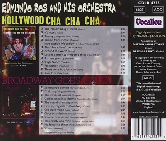 Broadway Goes Latin-Holly - CD Audio di Edmundo Ros - 2