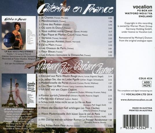 Caterina En France & - CD Audio di Caterina Valente - 2