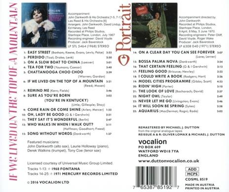 If We Lived-Portrait - CD Audio di Cleo Laine - 2