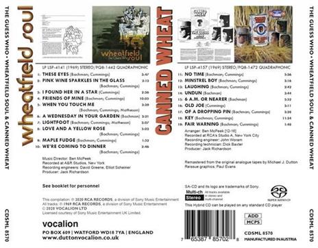 Wheatfield Soul - Canned Wheat - SuperAudio CD di Guess Who - 2