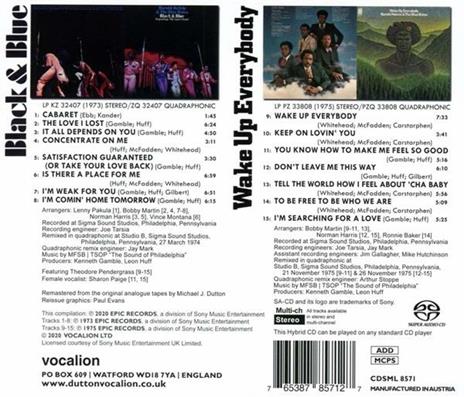 Black and Blue - Wake up Everybody - SuperAudio CD di Harold Melvin - 2