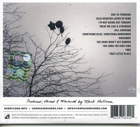 Ode to Thinking - CD Audio di Bobby Long - 2