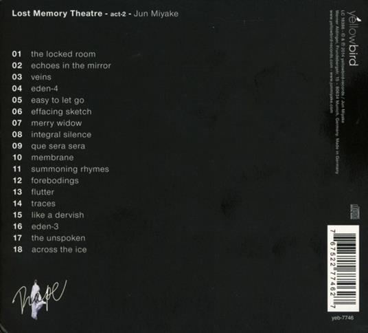 Lost Memory Theatre Act 2 - CD Audio di Jun Miyake - 2