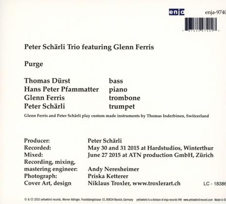 Purge - CD Audio di Peter Schärli - 2