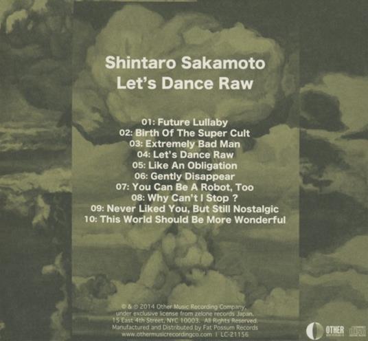 Let's Dance Raw - CD Audio di Shintaro Sakamoto - 2
