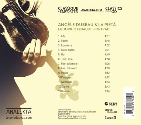 Portrait - CD Audio di Ludovico Einaudi,Angèle Dubeau,La Pietà - 2