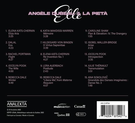 Angele Dubeau: Elle - CD Audio - 2
