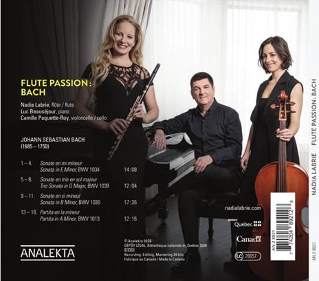 Flute Passion - CD Audio di Johann Sebastian Bach - 2