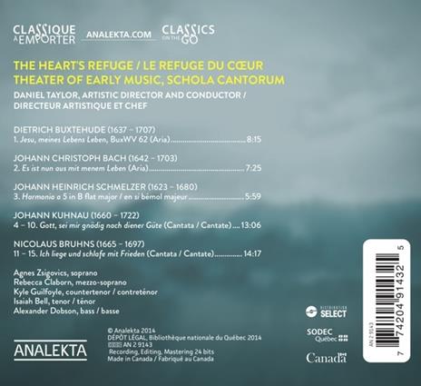 Heart's Refuge - CD Audio di Theatre of Early Music - 2