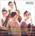 Quartetti per archi - CD Audio di Felix Mendelssohn-Bartholdy