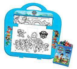 Paw Patrol. Roll Paper Desk. Lavagnetta Con Pastelli - 2