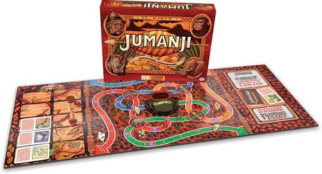 Jumanji in cartone. Gioco da tavolo