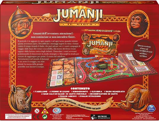 Spin Master Games Editrice Giochi, Jumanji, Jumanji Il Gioco da