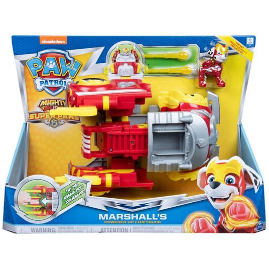 PAW Patrol Mighty Pups Power Changing Vehicle Marshall veicolo giocattolo - 4