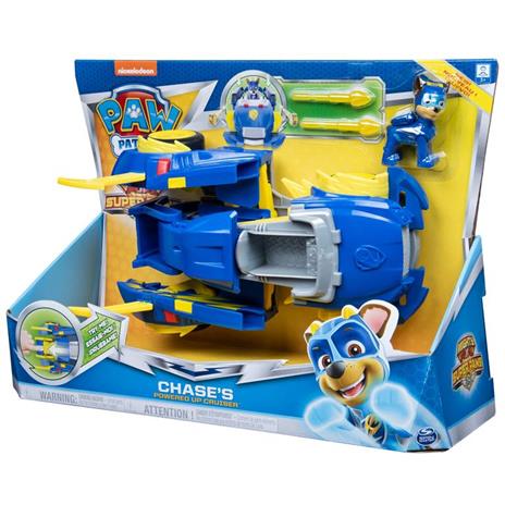 Paw Patrol Mighty Pups Power Changing Vehicle Chase veicolo giocattolo