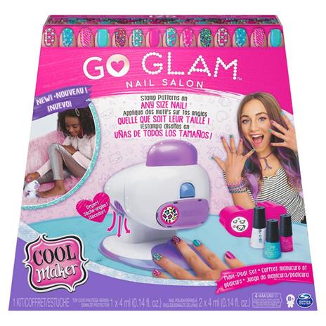 Cool Maker , Go Glam Macchina Decora Unghie per manicure e pedicure, con 5 decorazioni e ventolina, dagli 8 anni. 6054791 - 2