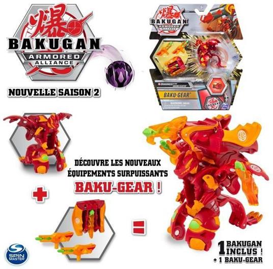 BAKUGAN - PACK 1 BAKUGAN ULTRA WITH BAKU-GEAR SEASON 2-6055887 - Modello casuale - Gioco da collezione per bambini - 2