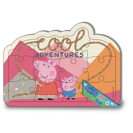 Peppa Pig Puzzle in Legno 12pz