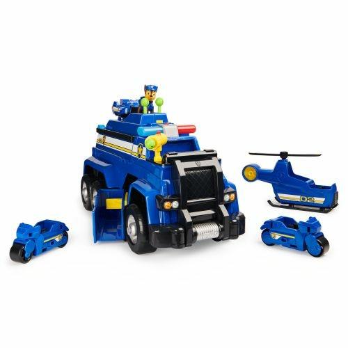 PAW Patrol Mega Camion della Polizia 5 in 1 di Chase, con Luci ed Effetti Sonori, dai 3 Anni, 6058329 - 2