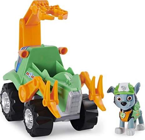 PAW PATROL Dino Recue Deluxe Vehicle e Mystery Dinosaur Rocky