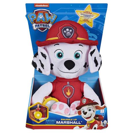 PAW Patrol , peluche Marshall da coccolare con torcia ed effetti sonori, per bambini dai 3 anni in su - 2