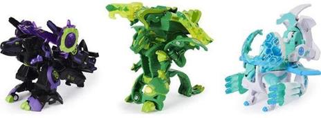 BAKUGAN ARMORED ALLIANCE - PACCHETTO GEAR-UP - 3 Bakugan Ultra con accessori Baku-Gear - 6059292 - Giocattolo per bambini 6 anni e + - 2