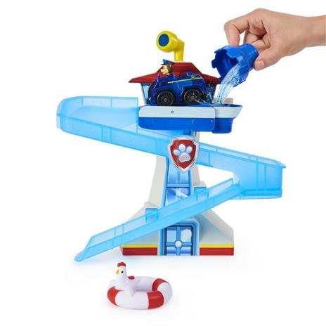 PAW Patrol , Adventure Bay Bath Playset con veicolo di Chase che si illumina, giocattolo da bagno per bambini dai 3 anni in su - 2