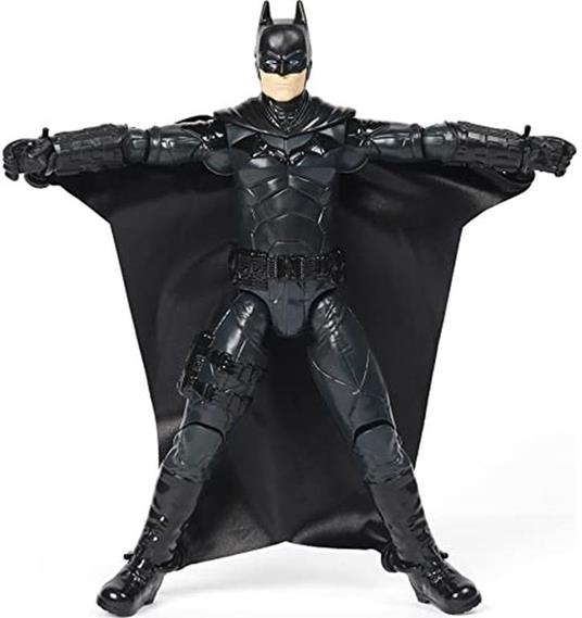 Batman Movie Personaggio Batman Con Mantello Apribile In Scala 30 Cm - 2