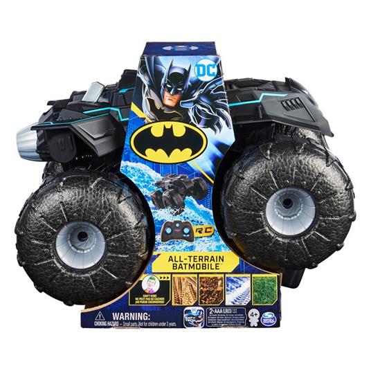 DC Comics Batman, veicolo radiocomandato All-Terrain Batmobile, giocattolo di Batman impermeabile per bambini dai 4 anni in su - 6