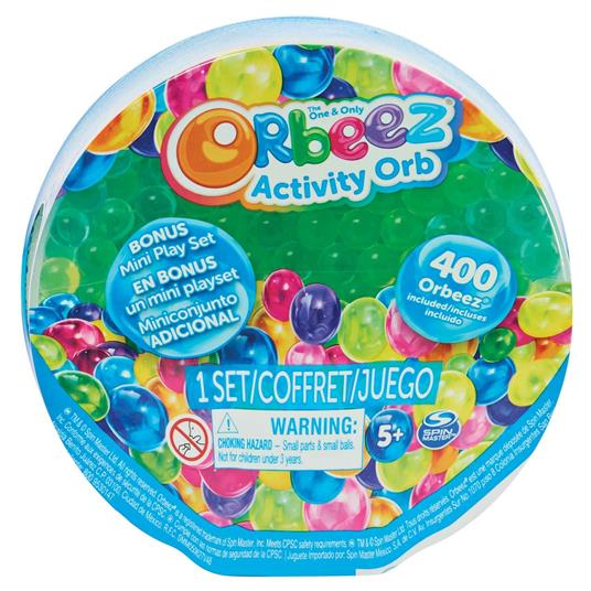 Orbeez Pacchetto attività a sorpresa , mini set di gioco con 400 sfere d' acqua blu, giocattoli sensoriali atossici e accessori per bambini dai 5  anni in su - Spin Master - Primi giochi - Giocattoli | IBS