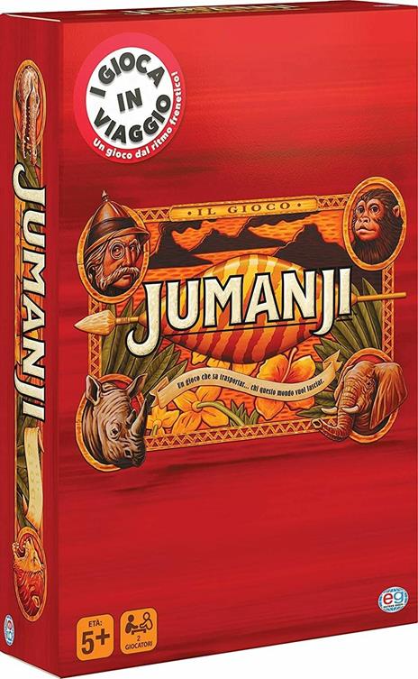 Jumanji il gioco in versione da viaggio. Gioco da tavolo