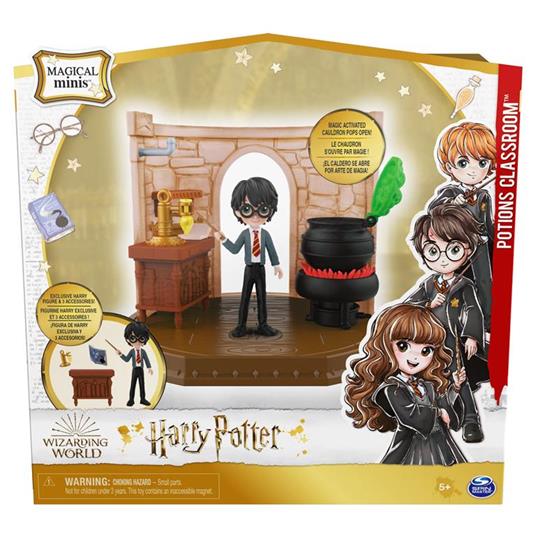 Wizarding World Classe di Pozioni con bambola esclusiva Harry Potter e accessori - 3