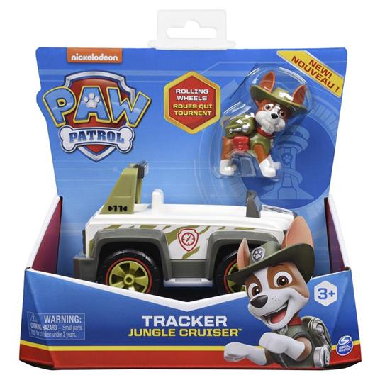 PAW Patrol , veicolo Jungle Cruiser di Tracker con personaggio collezionabile, per bambini dai 3 anni in su - 3