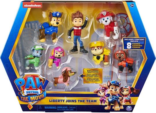 PAW Patrol confezione regalo Liberty si unisce alla squadra con 8 personaggi  del film e personaggio da collezione esclusivo - Spin Master - Action  figures - Giocattoli | IBS