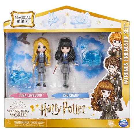 Wizarding World Harry Potter, Patronus Friendship Set di Luna Lovegood e Cho Chang Magical Minis con 2 creature - 3
