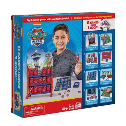 Paw Patrol 8 Giochi Riuniti In 1 Confezione