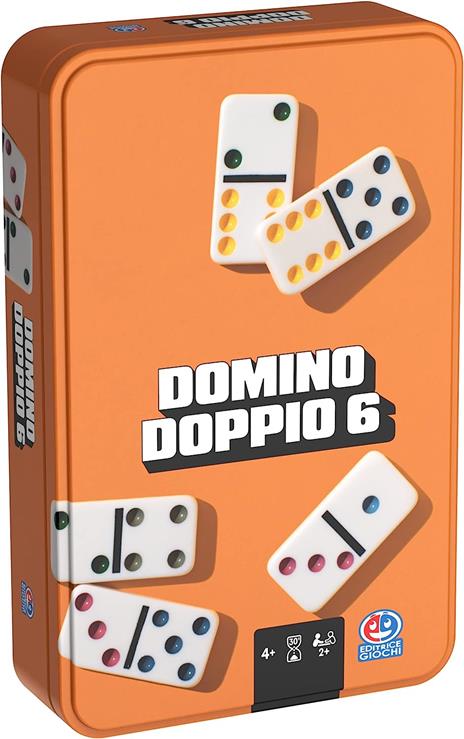 EG CLASSICI Domino da viaggio, in confezione metallo - 2