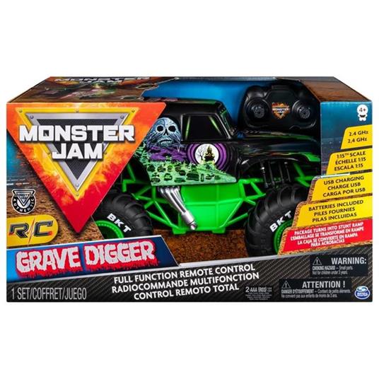 Monster Jam 1:15 RC - Gravedigger Monster truck Motore elettrico - 4