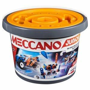 Meccano Junior, kit di costruzioni, secchiello da 150 pezzi per gioco creativo - dai 5 anni - 2