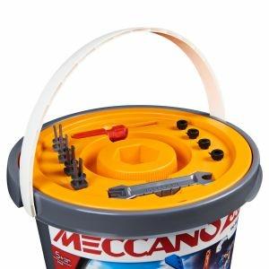 Meccano Junior, kit di costruzioni, secchiello da 150 pezzi per gioco creativo - dai 5 anni - 4