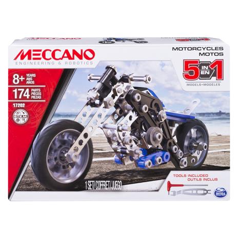 Meccano. Motocicletta 5 Modelli 160 Pz - 6